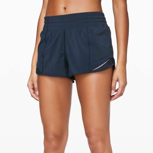 Lulu Hotty Hot Navy Shorts - Picture 1 of 4